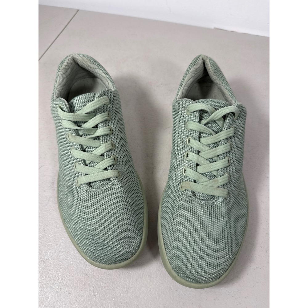 Atoms Model 000 Sage Green Mesh Sneakers Womens 8.25 Mens 6.75 Low Top Shoes